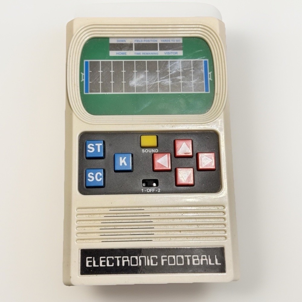 Mattel Electronic Football Handheld Game Fidget Toy-Tested and Working